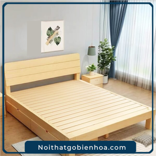 Giường Gỗ MS04