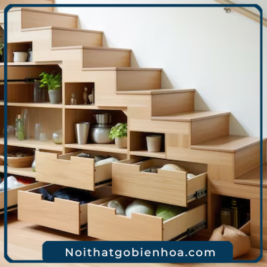 Tủ Gầm Cầu Thang MS01