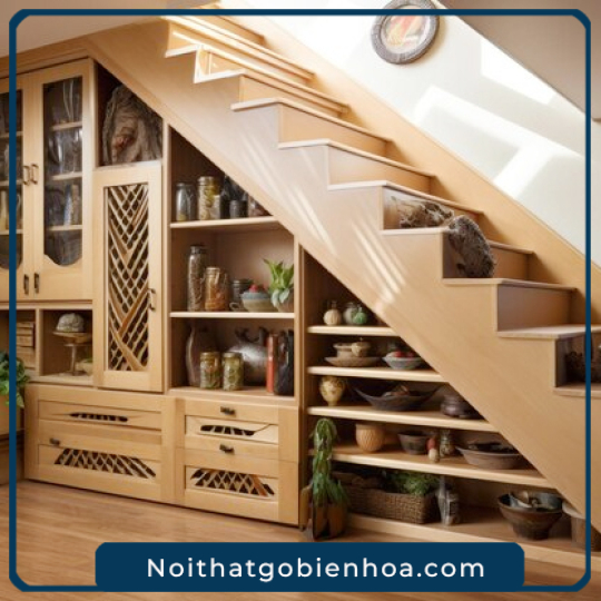 Tủ Gầm Cầu Thang MS03